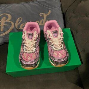 Bottega Veneta Pink and Purple Athletic Shoes